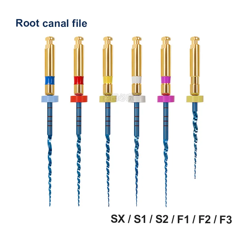 Dental Taper Blue Endo Files Root Canal Taper Endodontic File Heat Activated Endodontic Files