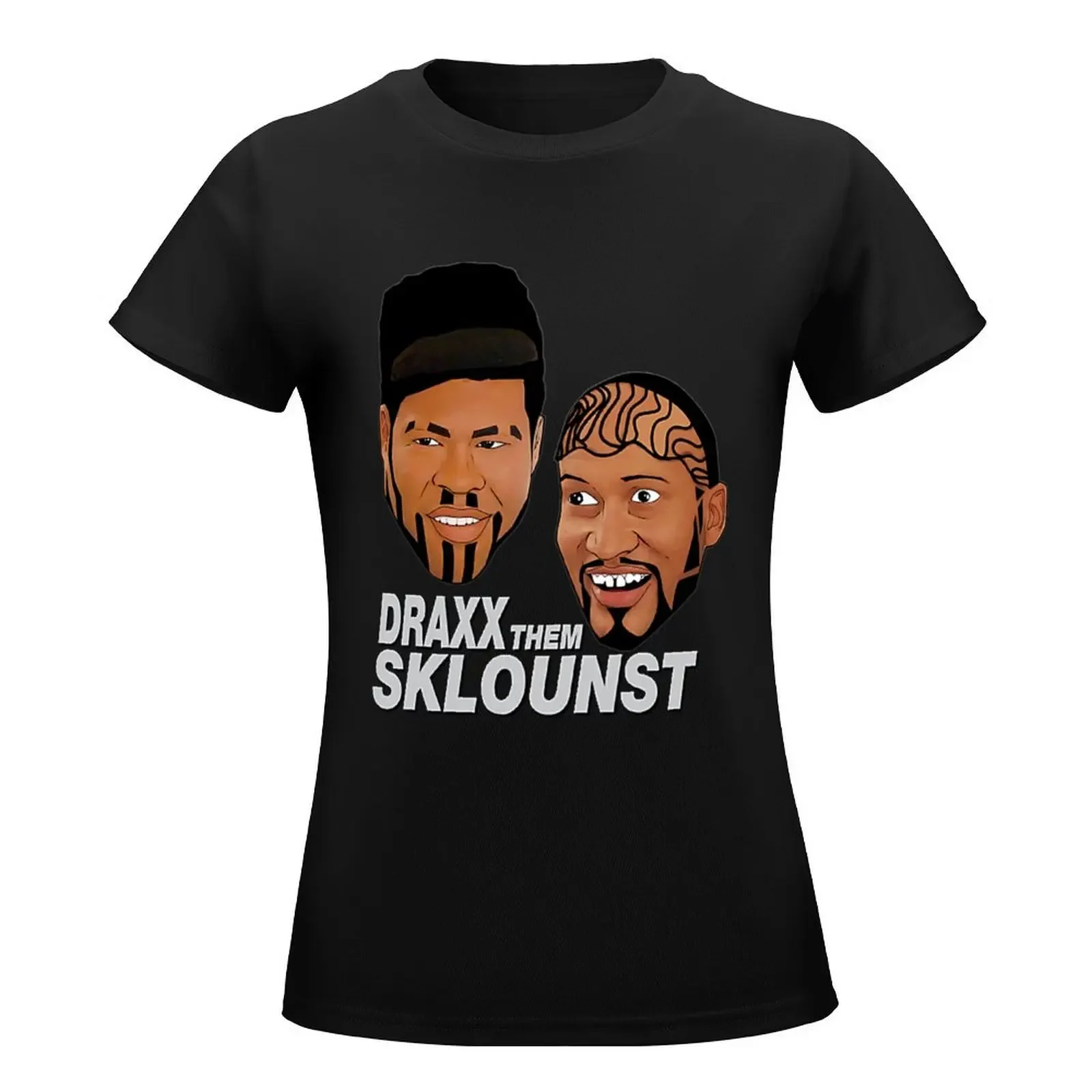 Key & Peele Draxx Them Sklounst T-Shirt graphics summer top lady clothes western t-shirt dress for Women