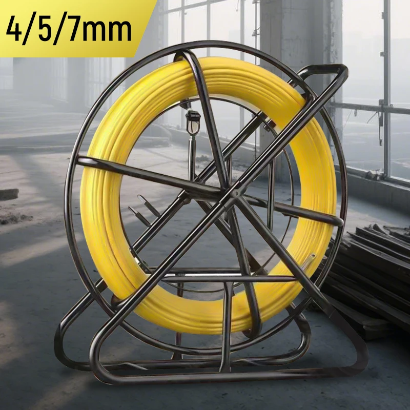 Snake Fiberglass Wire Cable，Running Rod Draw Wire，Running Tool ，Conduit Electrical Fish Rod Cable Puller Wire