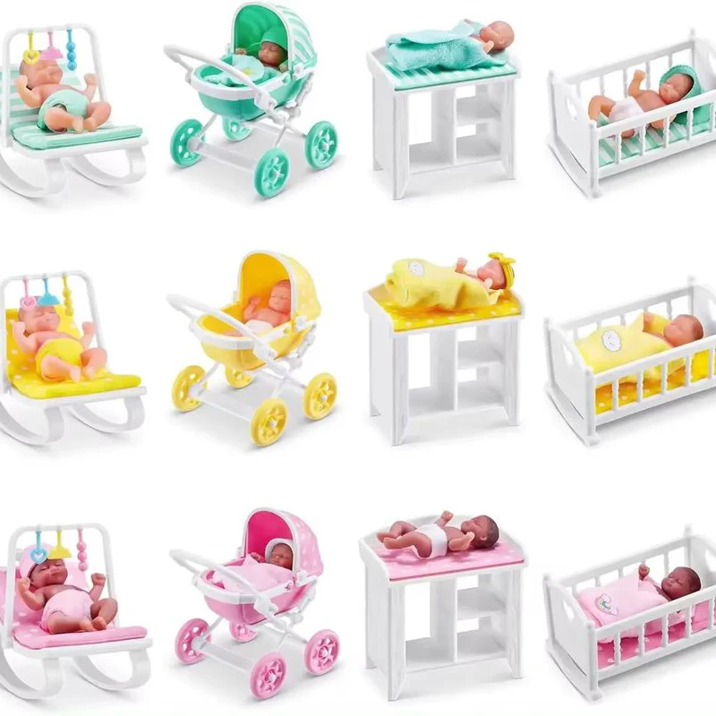 Miniverse Anime Fiugres Mini Baby Series Diy Mini Surprise 5 Action Figures Diy Desk Decoration Birthday Gift For Blind Box Toys