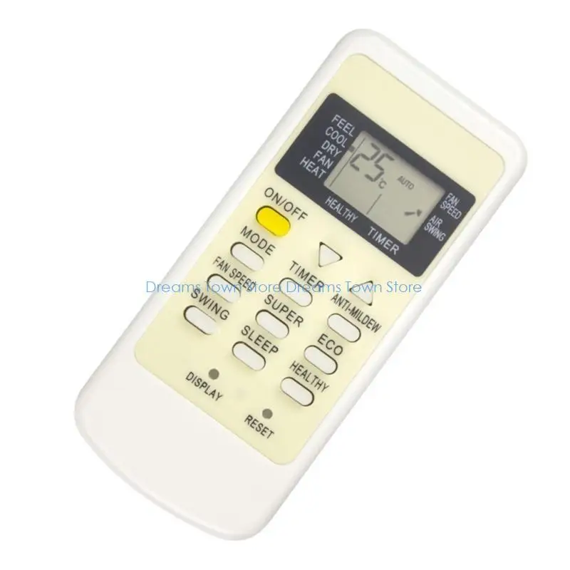 HX6A Durable Air Conditioner Remote Control for GYKQ05 Controllers, Long lasting Performances Suitable for All User