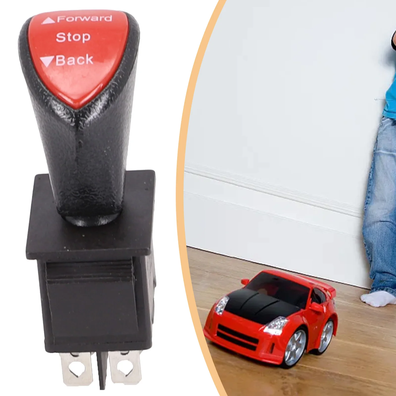 

6-контактный DPDT с фиксацией, кулисный переключатель вперед, остановка назад, управление KCD46046P, надежный для приложений 125 В и 250 В