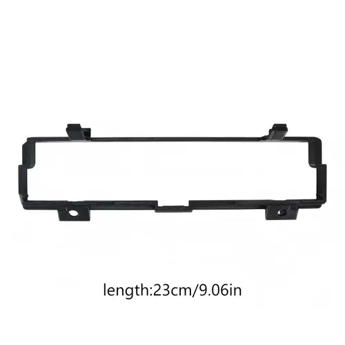 Imagen 2 del producto Soporte de Panel de Control de aire acondicionado para BMW Serie 3 E46, marco adaptador de consola central de coche HVAC para Apple Carplay/Android Auto