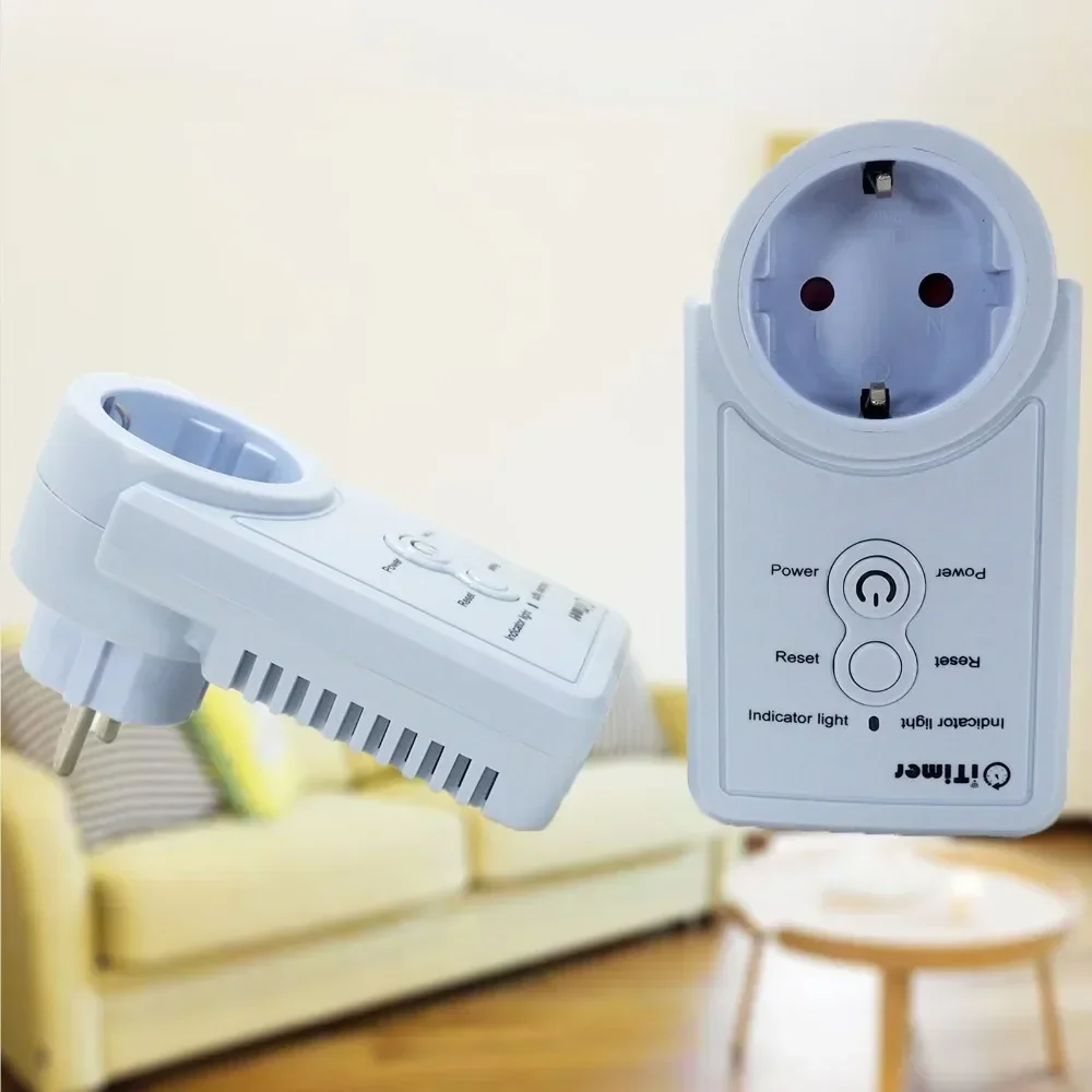 V106 EU Plug Smart GSM Power Outlet Plug Socket with Temperature Sensor SMS Command Control Russian Version