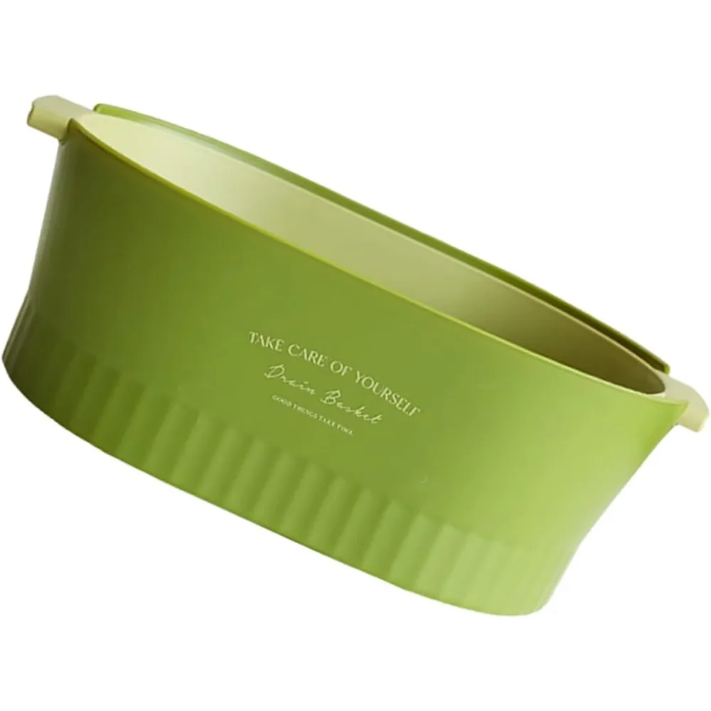 

Double Vegetable Fruit Washing Strainer Basket Multi Functional Kitchen Colander for Efficient Draining and Storage of Fruits V