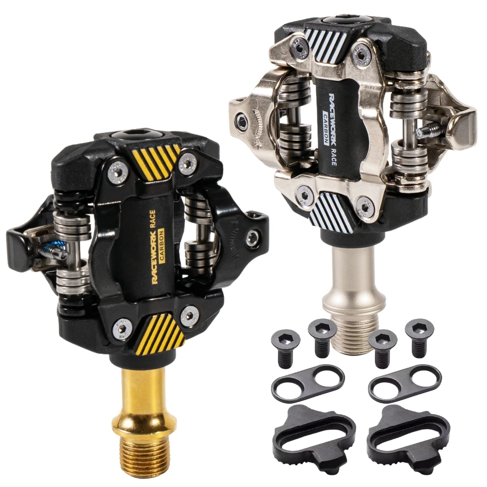 

Bicycle Accessories MTB Bike Pedals SPD Self-Locking Clipless For Mountain Bicycle With Cleats