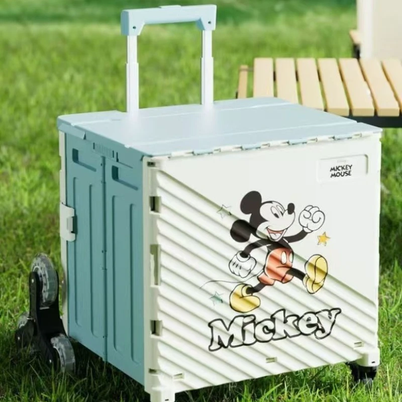 

Disney Микки Джуди Хоппс мультфильм милая продуктовая тележка для покупок креативная персонализированная домашняя портативная складная тележка для хранения в подарок