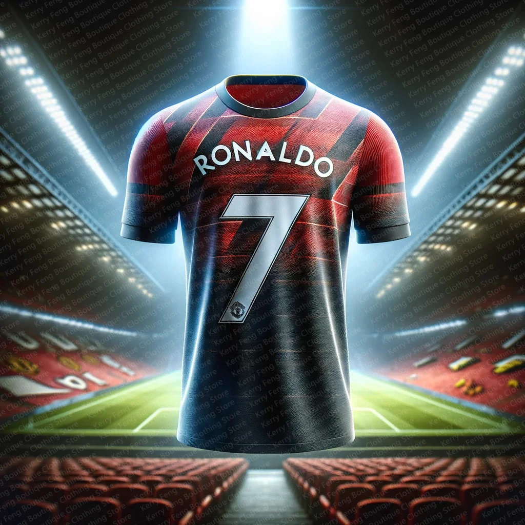 Classic England Ronaldo No.7 Printed Football Shirt T-shirt Summer Game Training Football jersey Sports jersey