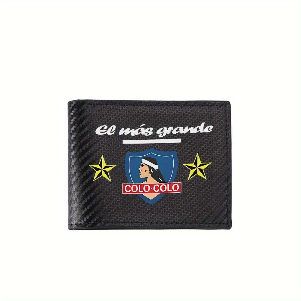 Shield native warrior stars club text Men's Wallets Simple Business Modern Stylish Printing Design Gifts For Father Boyfriend Ch