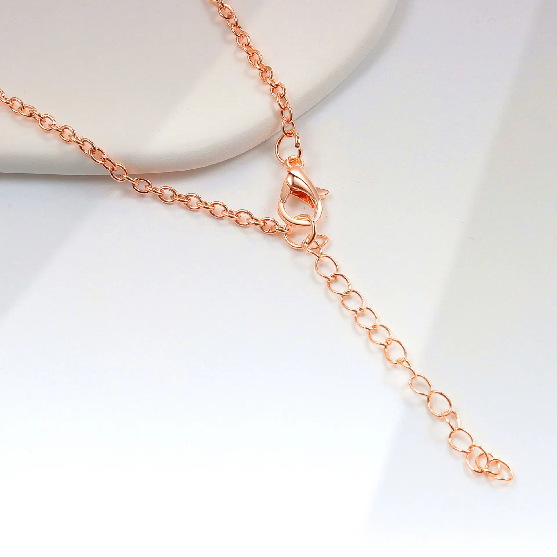 Heißer Verkauf: Romantische Sakura-Rosa Ewige Rose Schmuckbox & Herzförmiger Edelstein Edelstahl-Halskette – Überraschungsgeschenk zum Muttertag für Frauen – Detail 14