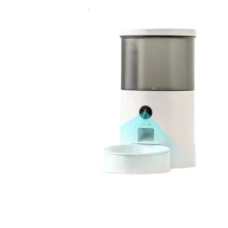 Cat Dog Food Feeder Vacuum Automatic Feeder Cat Timing Remote Control Monitoring Visual