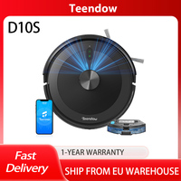 Teendow D10S Robot Vacuum Cleaner with LDS Smart Navigation, 5000Pa Powerful Suction, Self-Charging, Quiet Operation, Pet Hair