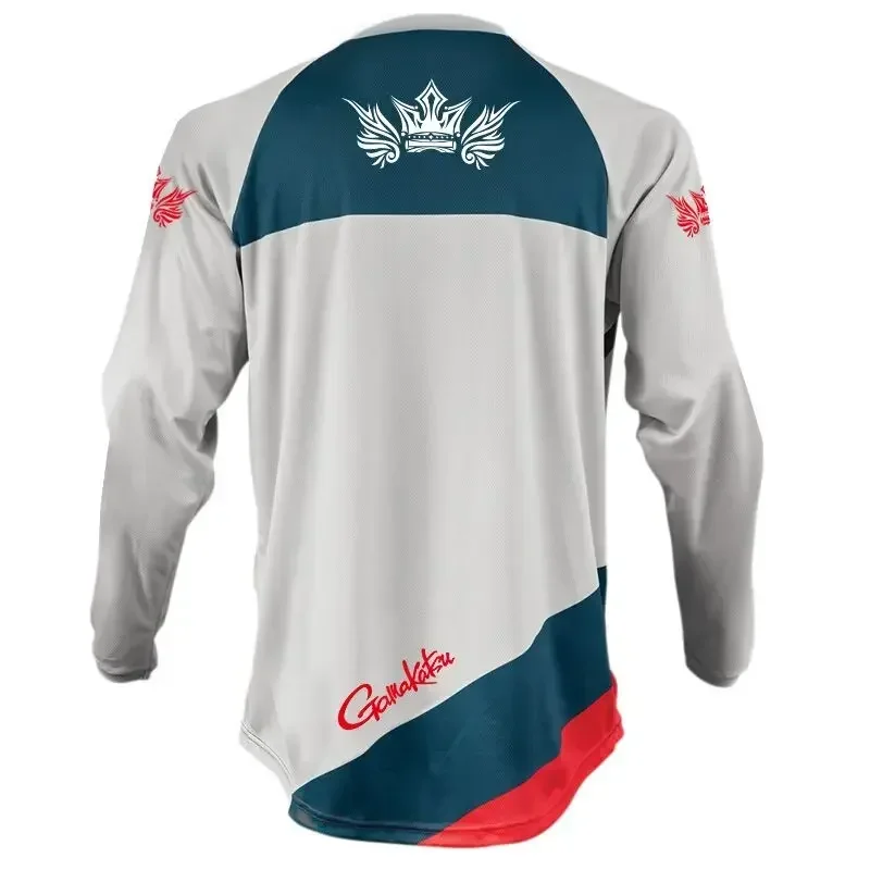 2025 المضادة للعرق الصيد تي شيرت في الهواء الطلق الصيد ملابس رياضية الدراجات الملابس الشمس حماية تنفس الصيد التي شيرت