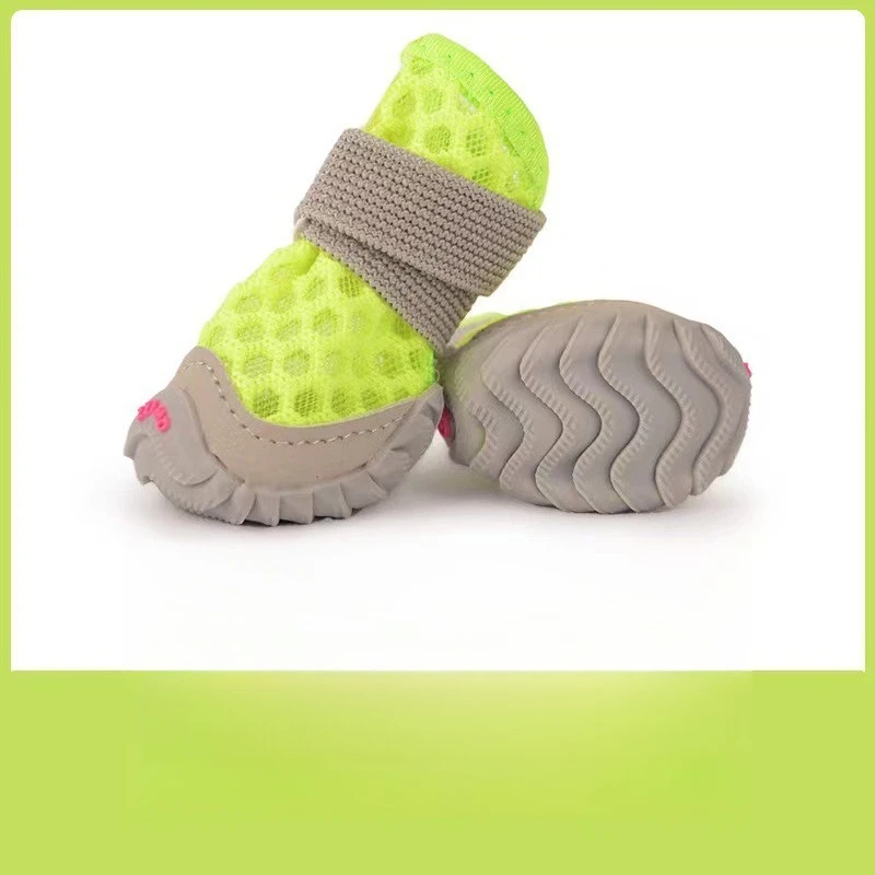 Dog shoes spring and summer pet teddy than bear mesh soft sole breathable, soft sole breathable small dog dog shoes view 3