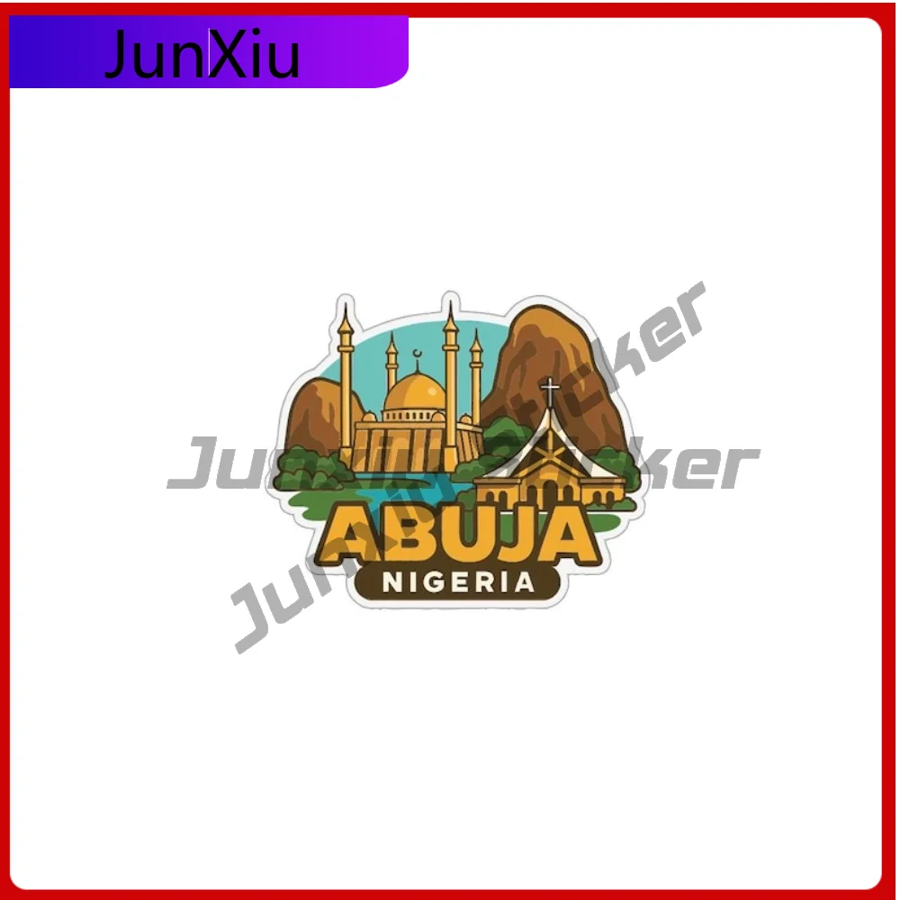 

Abuja Nigeria Vacation Sticker Vinyl Exterior Decal Accessories Camper Suv Bodywork Motocross Bumper Decals Bicycle Accessories