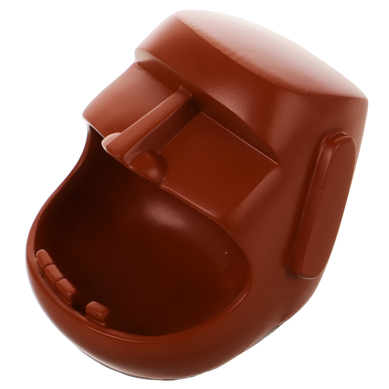 

Moai Statue Tray Key Bowl Jewelry Holder Decorative Dish Resin Fun Sculpture Storage Container Office Home Decor
