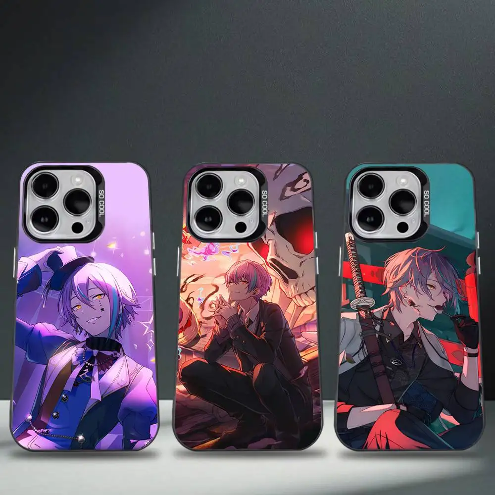 

Kamishiro Rui Project Cool For iPhone 17,16,15,14,13,12,11,Pro,Max,Plus,E,Air,Mini Anti Fall Black Matte Hard Bumper Phone Case