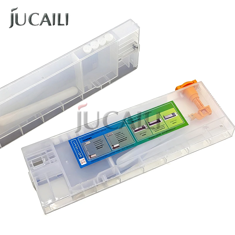 Jucaili 4pcs 220ML Ink Tank 4-Holes for Mimaki Mutoh Roland Ink Supply System Empty Refill Ink Cartridge Inkjet  Printer Parts