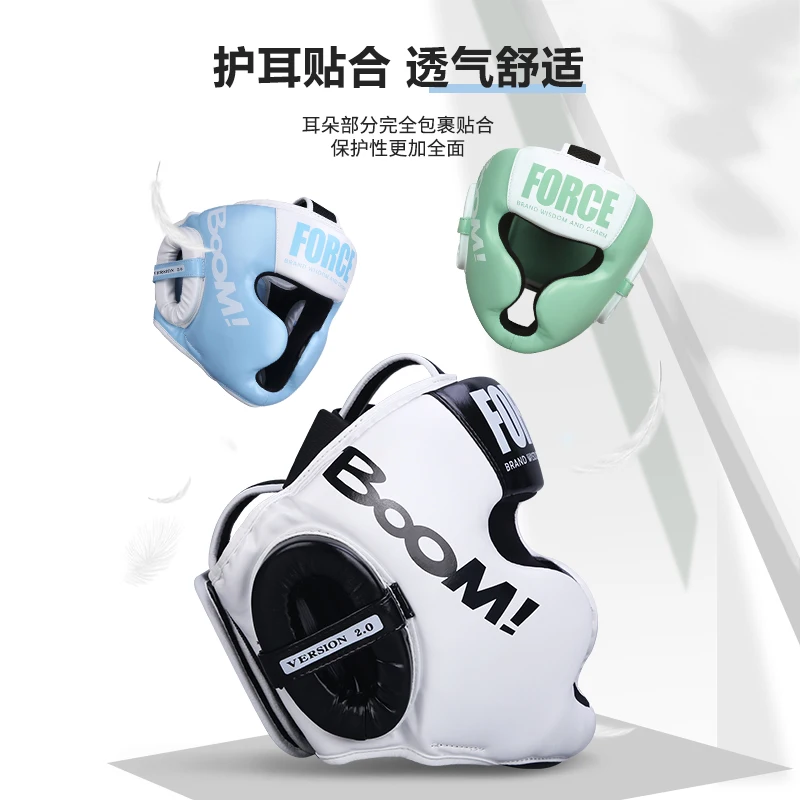 Kick Boxing Helmet Karate Muay Thai Guantes De Boxeo Free Fight Headgear MMA Head Guard Sanda Training Adults Kids Equipment