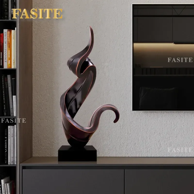 For Retro Sculpture Modern Art Ornament Hotel Lobby Clubhouse Crafts Living Room Entrance Home Soft Decoration
