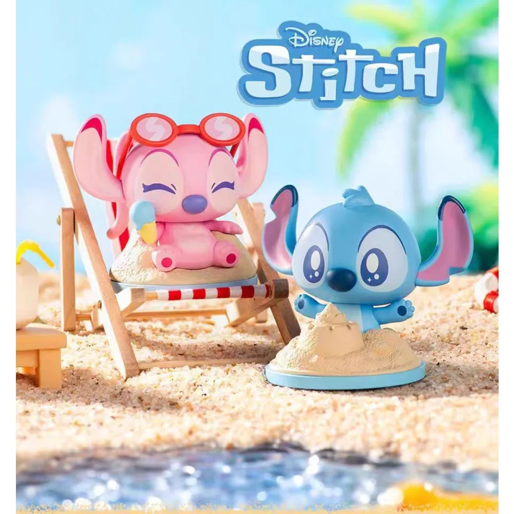 

Набор Стич и Энджел: Серия «Пляжные приключения» Disney Surprise – Коллекционная подарочная мини-игрушка-сюрприз для детей, фигурка-сюрприз в закрытой упаковке