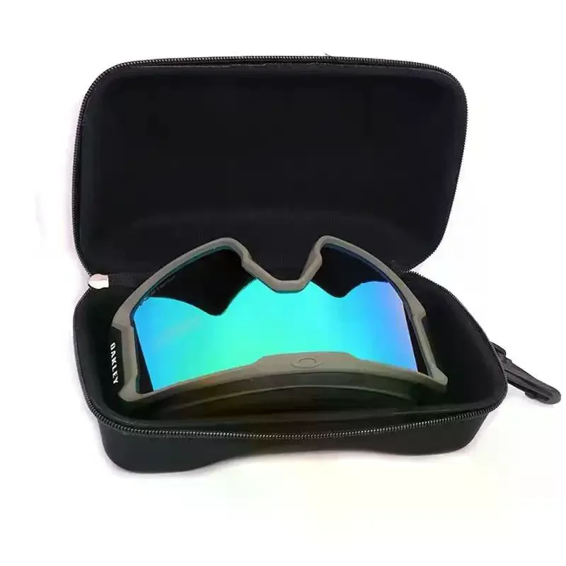 1Pcs Portable Storage Bag Ski Goggles Case EVA Goggles Protective Case For Eyewear Of Snowboard Goggles Case With Carabiner