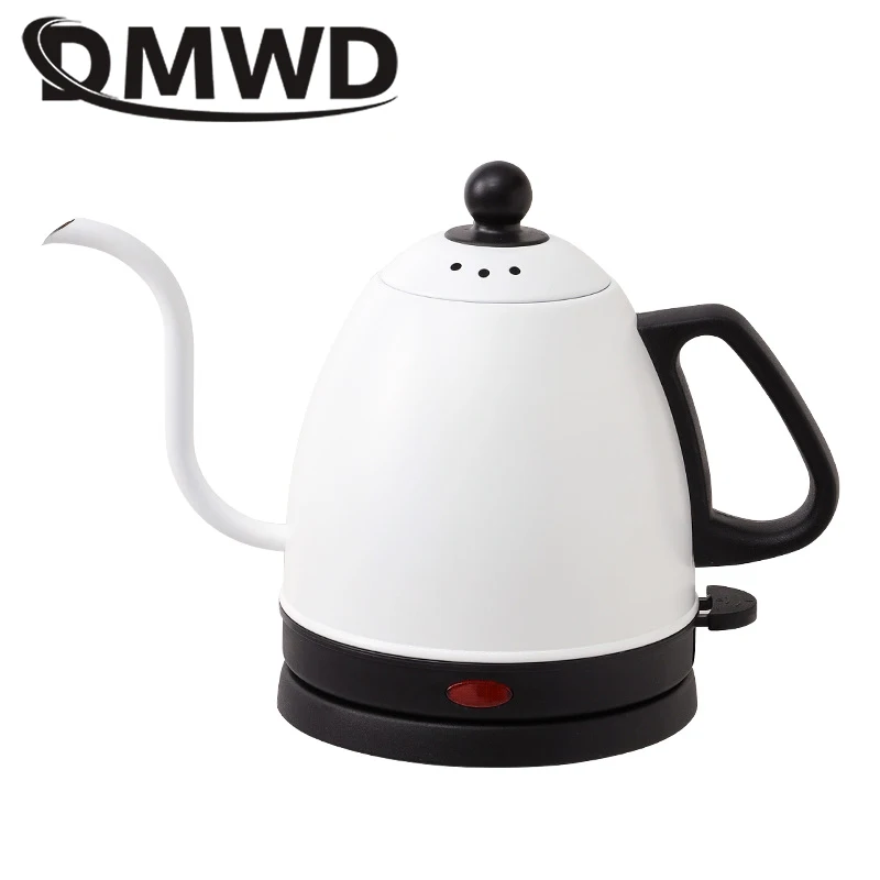 

Stainlesss Steel Electric Kettle Hand Drip Coffee Thin 800ml Long Mouth Gooseneck Hot Water Cooker Boiler Boiling Tea Pot Heater