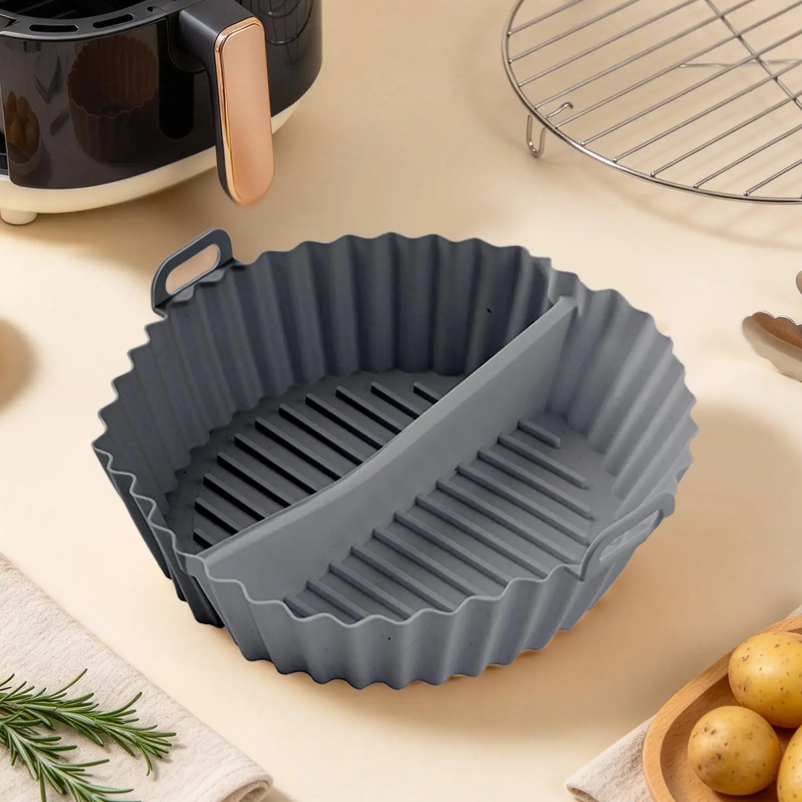 Silikon-Einlagen für Heißluftf – Air Fryer Silicone Pot Liner Bewertung und Preis