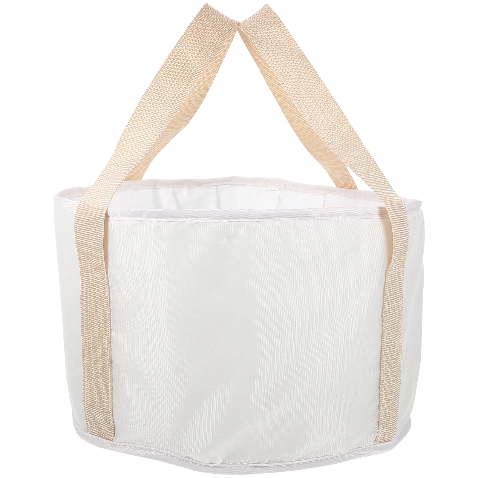 

Portable Foot Soaking Basin Foldable Spa Bath Bucket Water Tub Safe Material Reinforced Handles Storage