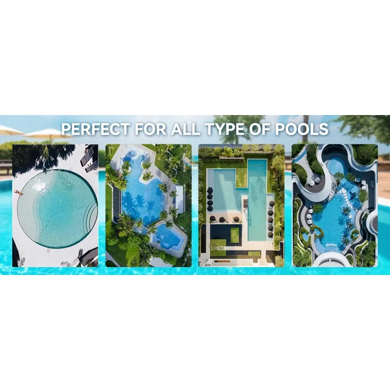 Wired Swimming Pool Robot Automatic Climbing Wall Robotic Smart Underwater Pool Robot Cleaner-GB Plug--25M