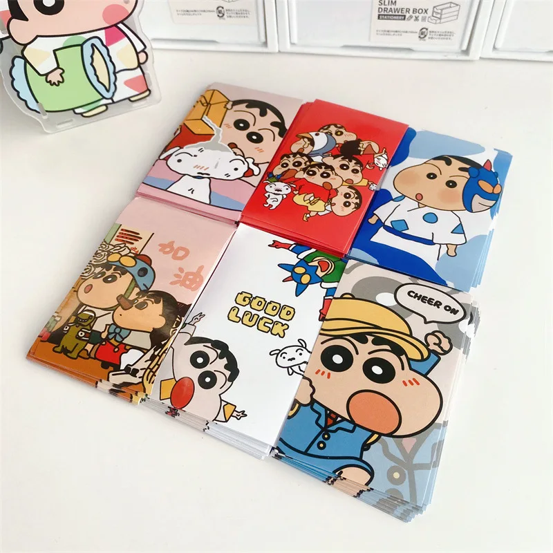 Anime Kawaii Crayon Shin-Chan Nohara Shiro Action Kamen Sealing Stickers Diy Decoration Ins Cute Kids Birthday Gift For Girls