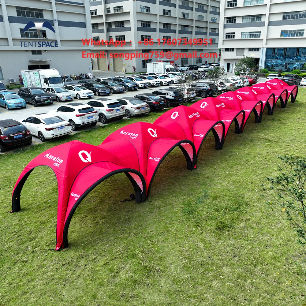 Inflatable Uv Resistant Biking Marathon Car Racing Sporting Events Waterproof Portable Gazebo Canopy Inflatable Tent for Event