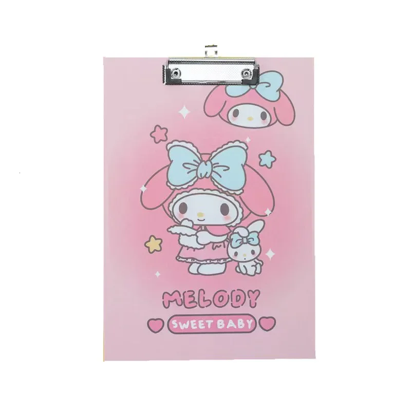 A4 Student Cartoon Writing Hard Pad, File Test Paper Information Large Board Folder, Stationary Clipboard Folder Office Supplies