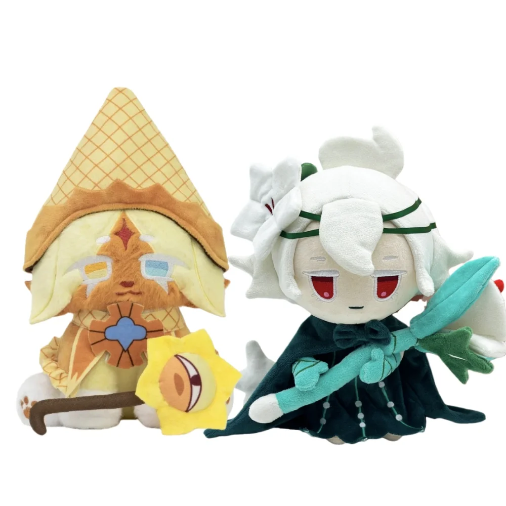 

Cookie Run Kingdom White Lily Plush Toy Wind Archer Cookie Shadow Milk Cookie Plush Toy Pure Vanilla Plushie Doll Merch Goods