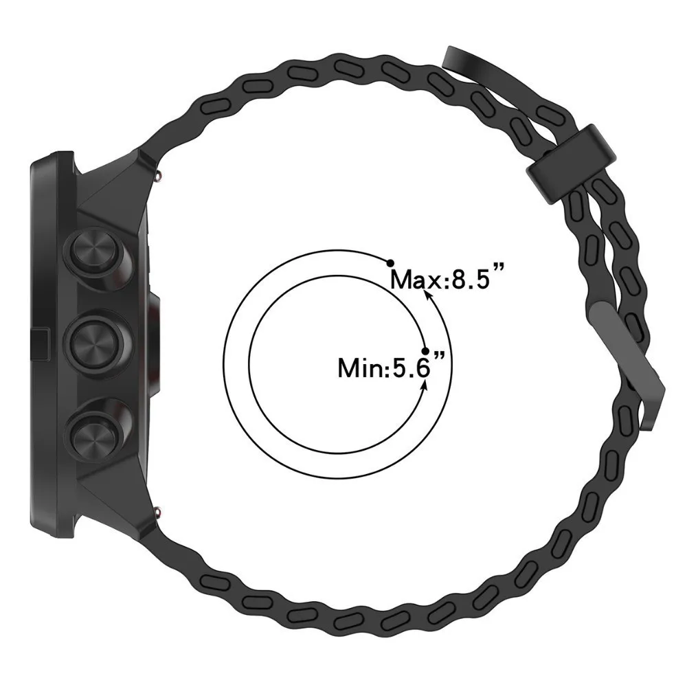 22mm 24mm Ocean Silicone Strap For Huawei GT6 Pro GT6 GT5 GT4 46mm Sport Band For Redmi Watch 5Active For Amazfit Balance GTR 47 - view 4