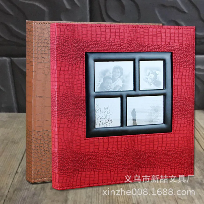 Personalizado. Álbum de fotos misto de 5 polegadas, 6 polegadas, 7 polegadas, grande capacidade, fichário, inserção de páginas, livro de armazenamento, álbum comemorativo