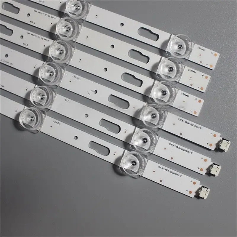 【ORNAMENT】New 6Pcs/Kit LED LED TV Replacement Parts TV Backlight Replacement For UN43TU8000