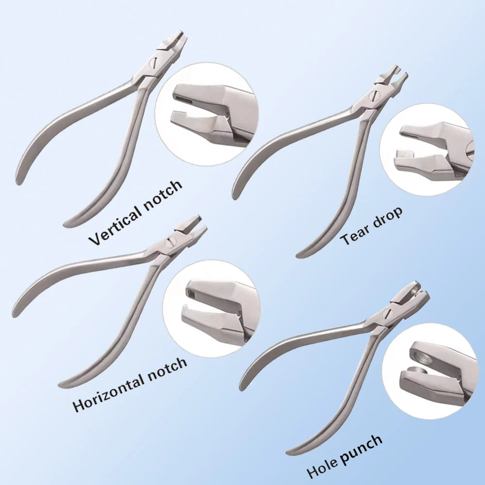 

Стоматологический ортодонтический фиксатор, невидимые плоскогубцы для выравнивания, термоформовочные плоскогубцы с вертикальным горизонтальным дыроколом
