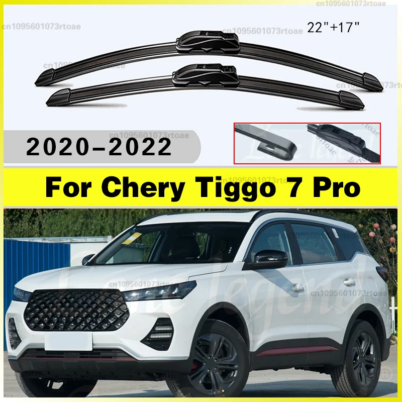 22"+17" Autozubehör Scheibenwischer Frontwischerblätter für Chery Tiggo 7 Pro 2020 2021 2022 Windschutzscheibe Fenster Regenbürsten