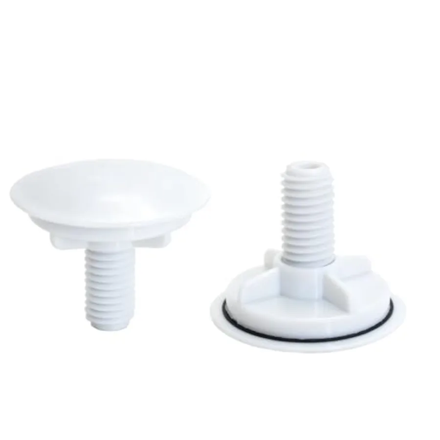 

2 Pieces Kitchen Sink Hole Cover Faucet Hole Cover Kitchen Sink Tap Hole Plate Stopper Cover Blanking Metal Plug White