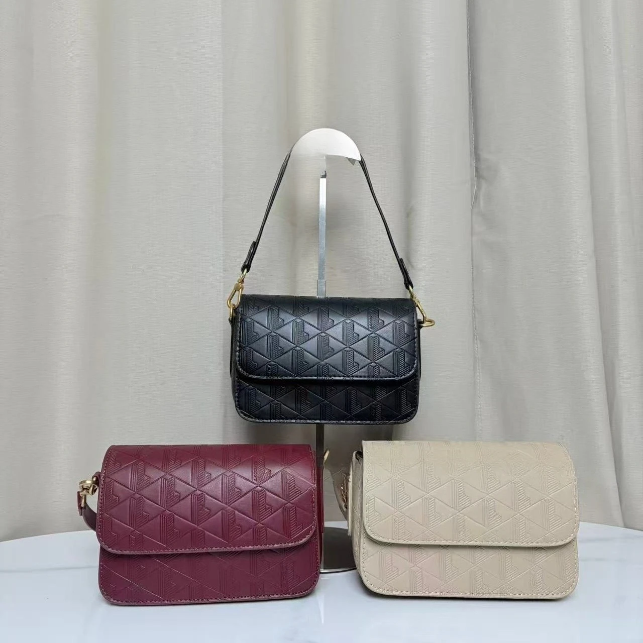 

2026 New Trendy Diamond Grid Backpack for Women, Commuter Square Bag, Crossbody or Shoulder Bag