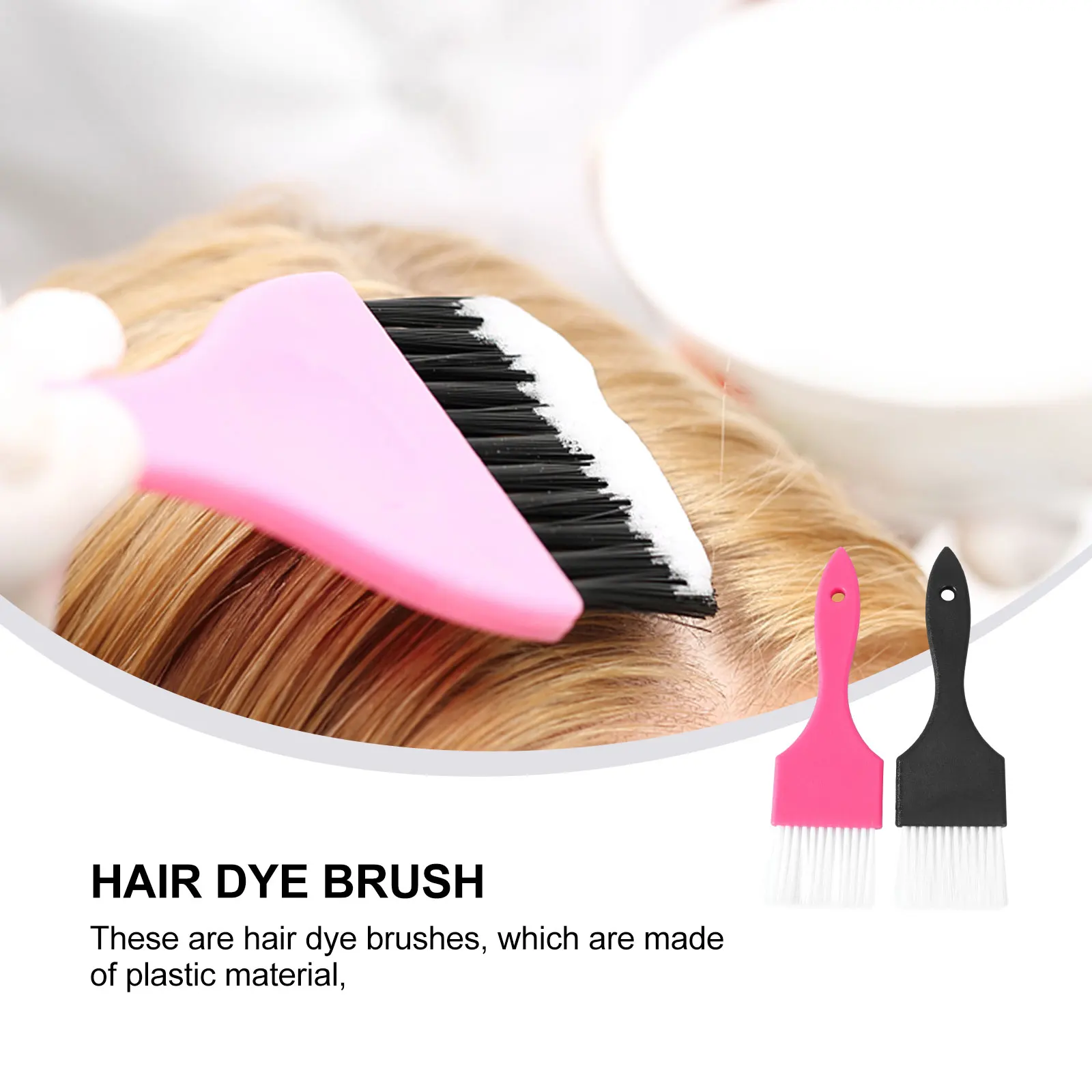 

2 Pcs Combs for Men Hair Dye Brush Applicator Salon Major Tint Black Coloring Man