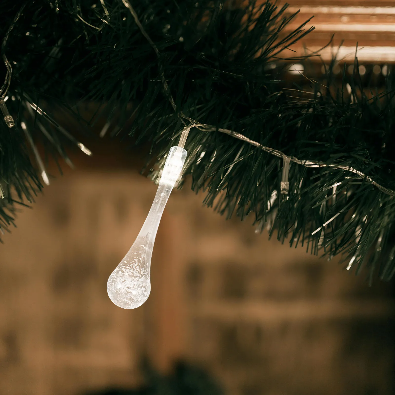 

80 шт. светодиодных гирлянд в форме капли, водонепроницаемые, для улицы, декоративные, для патио, сада, вечеринок