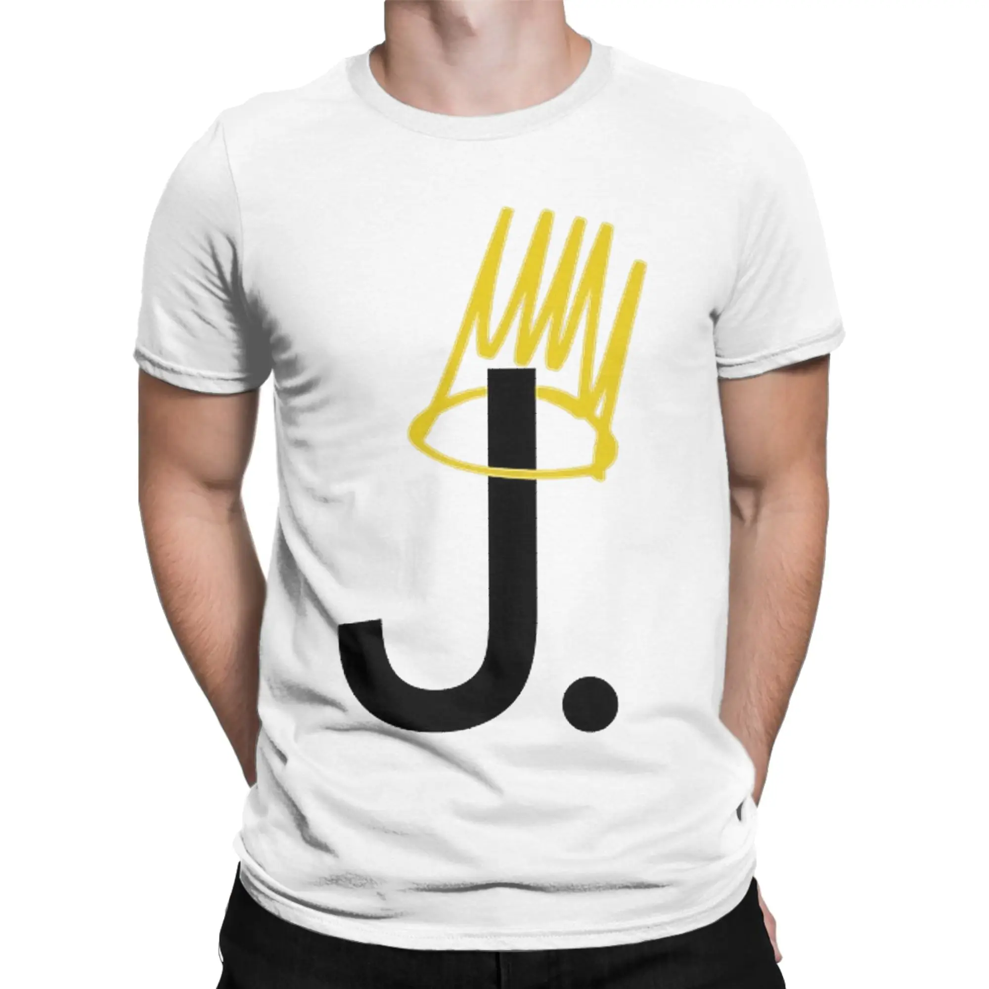 Men T-Shirts J Cole Rapper Amazing 100% Cotton Tee Shirt Short Sleeve  T Shirts Round Collar Tops Gift Idea