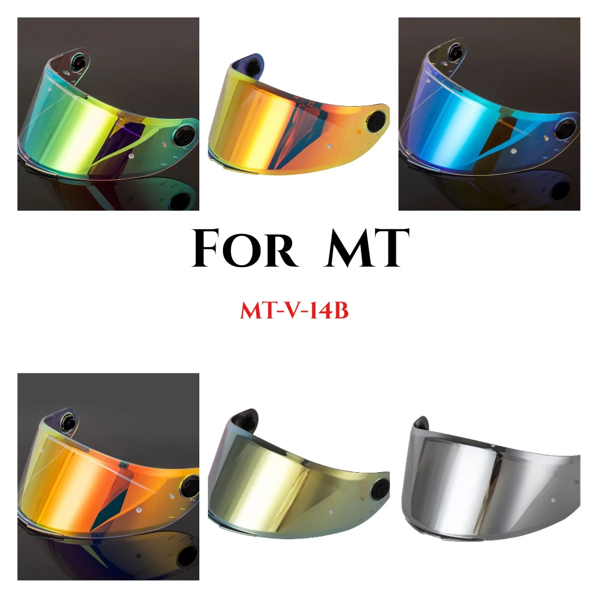 

MT-V-14B shield for MT REVENGE 2 S helmet only original MT helmet shield,Helmet Visor Replacement