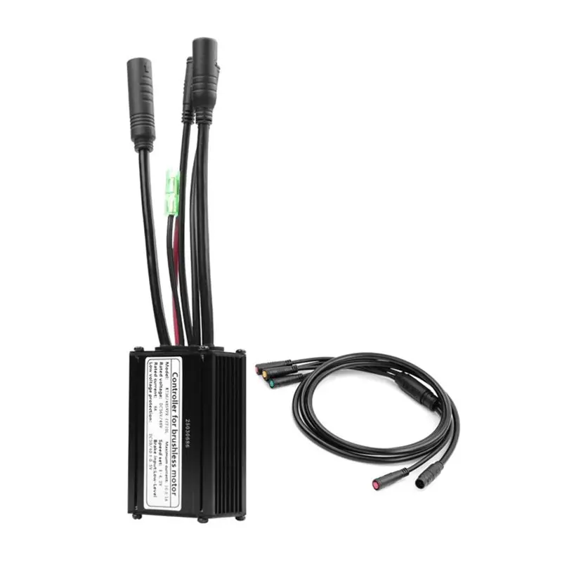 b08b-kt-16a-36v-48v-250w-350w-brushless-motor-mountain-bike-controller-sine-wave-drive-cable-1-to-5-connector