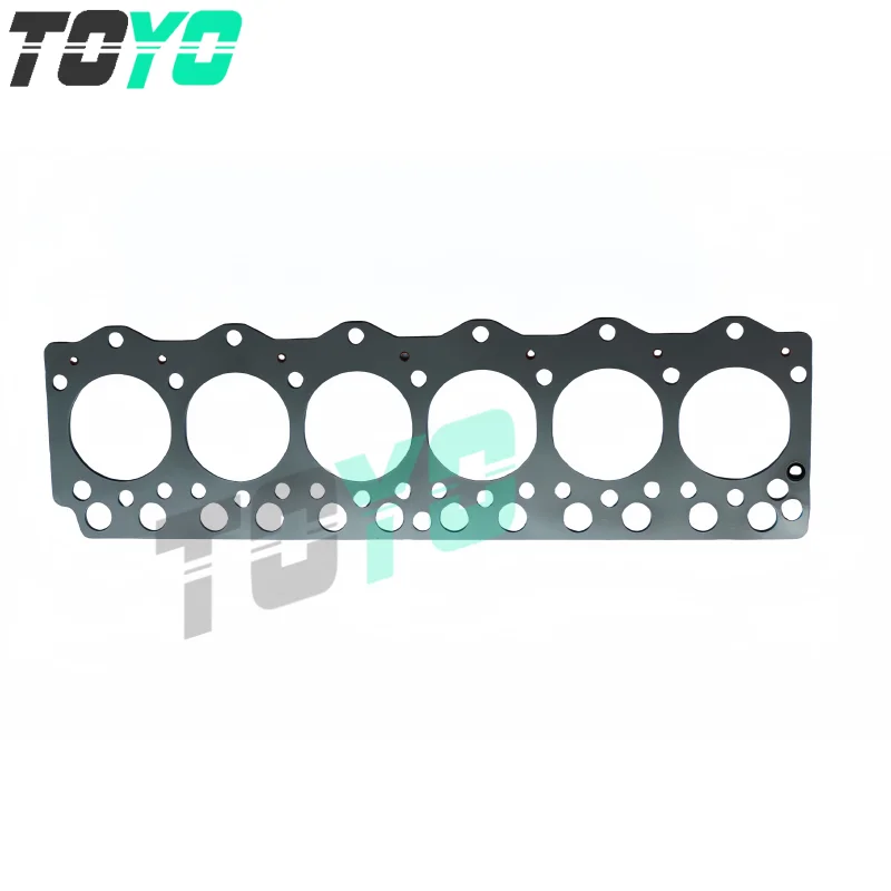 MATERIAL DE FERRO TOYO OEM 6D95 ( 60261830 )JUNTA DE CABEÇA DE CABEÇA DE CILINDRO DE ÓINE