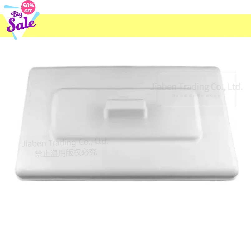 1 Piece White Top Cover New Rectangle Plastic Lid Soft Ice Cream Machines Accessory Part Icecream Makers Fitting