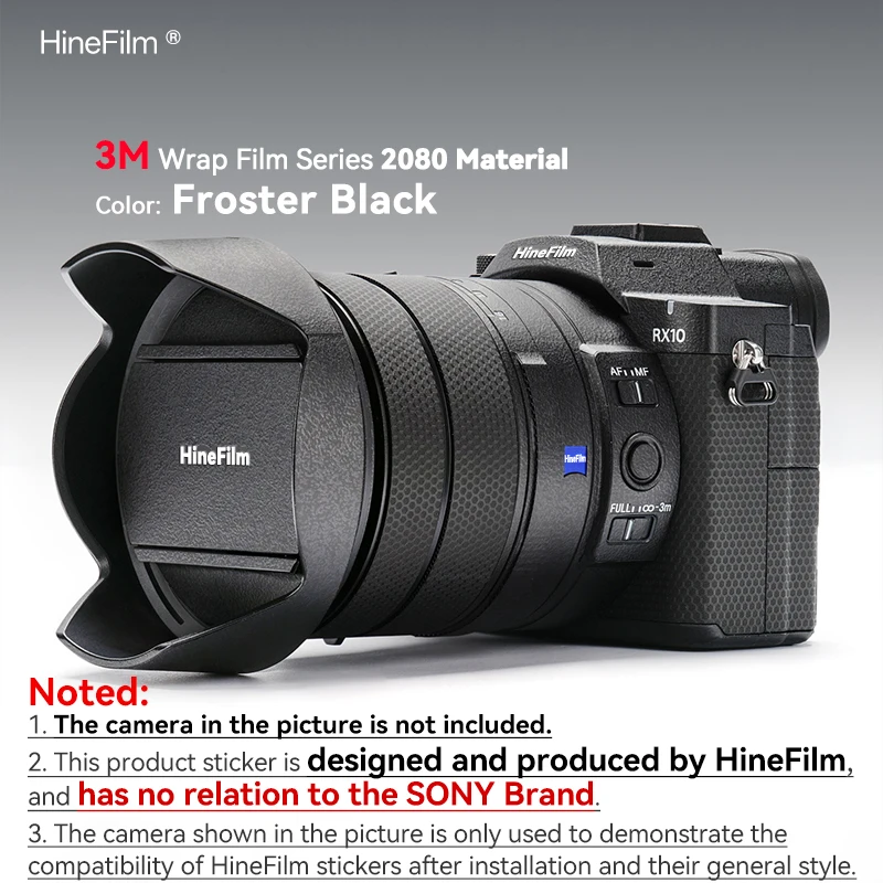 Hinefilm Skin für Sony RX10M5 Kamera Aufkleber RX10 V Dekorfolie für Sony DSC-RX10M5 Kamera Schutzfolie RX10V Skin – Detail 13