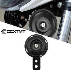 Motorcycle 12V 105dB Electric Horn Waterproof Round Speaker Loud Electric Horn For KTM Honda Yamaha Kawasaki Dirt Bike Universal